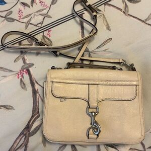 Rebecca Minkoff Beige Leather Crossbody Bag